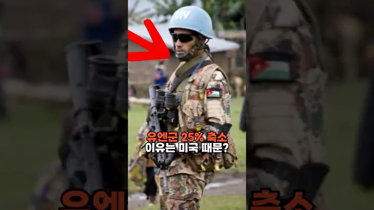 유엔평화유지군 25% 감축