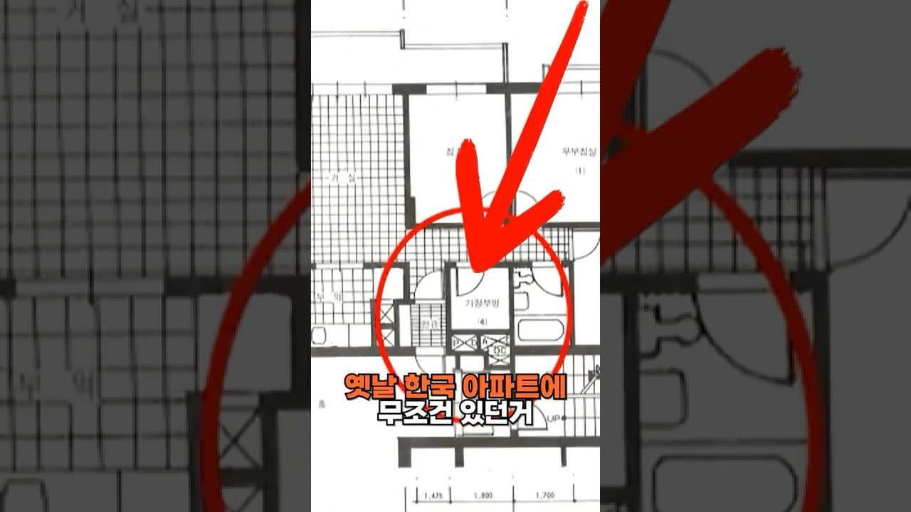 옛날 한국 아파트에 무조건 있던거